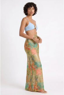 Aurelia Dames Co-ord Set – Cut-out Haltertop & High Waist Maxi Rok