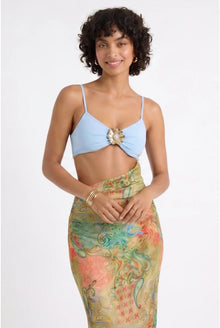 Aurelia Dames Co-ord Set – Cut-out Haltertop & High Waist Maxi Rok