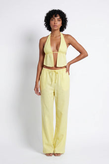 Aurélie Dames Co-ord Set – Halter Crop Top & Wijde Broek
