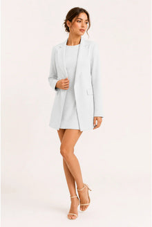 Claire Dames Co-ord Set – Blazer met Reverskraag & Mini Jurk